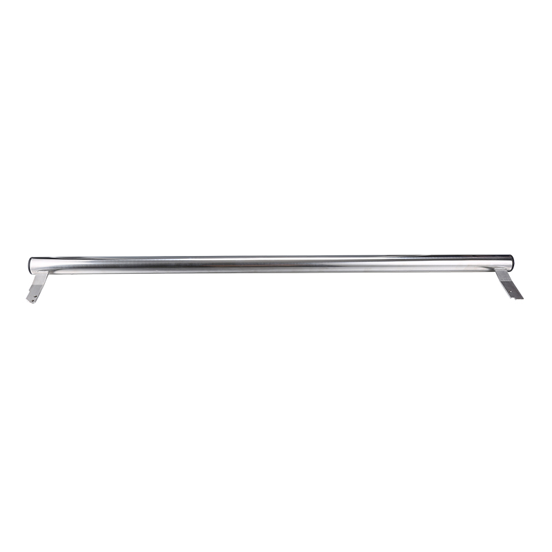 Tirador de puerta de vidrio pulido de acero inoxidable, tirador de puerta de dos puntos fijos largos planos para refrigerador, 1040mm X-117