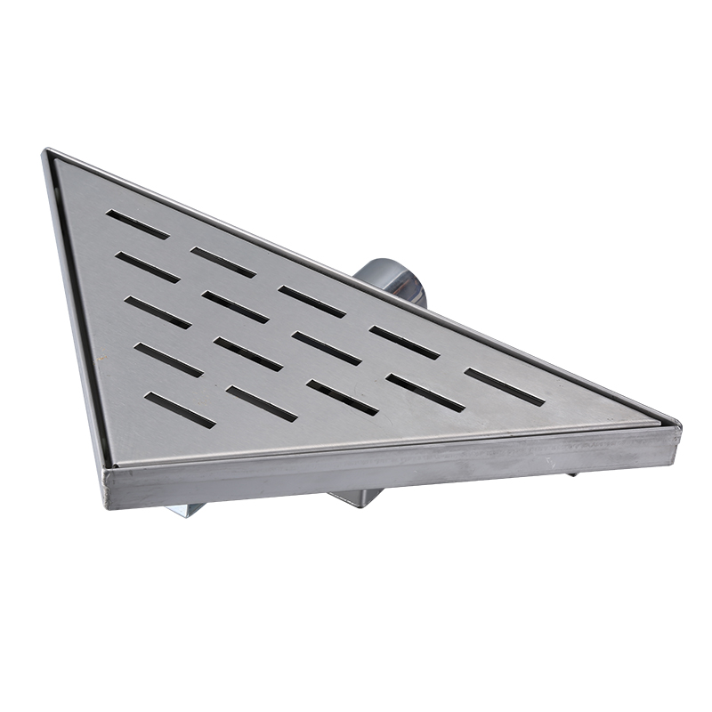 Zanja de desagüe de ducha de acero inoxidable para baño lineal Triangular horizontal/vertical XY-102