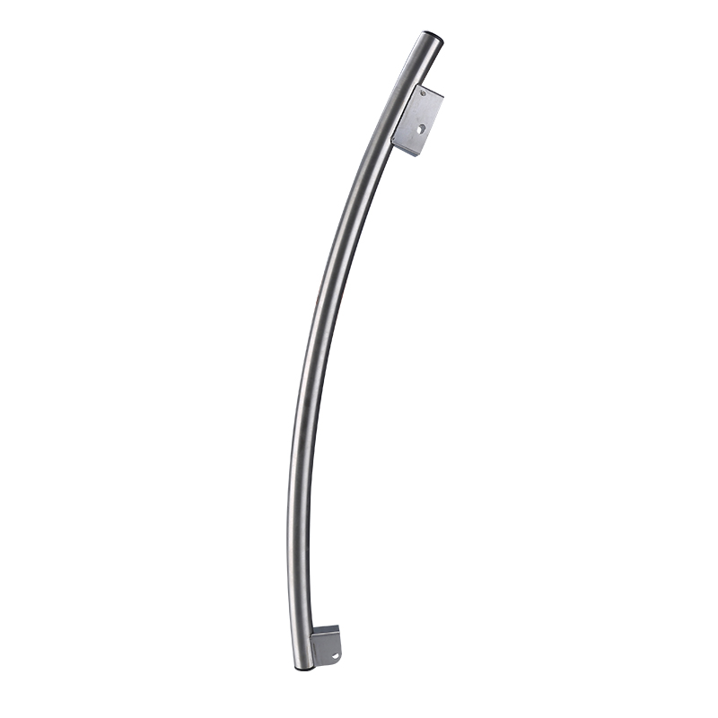 Tirador de puerta de vidrio de acero inoxidable Manija de puerta larga curvada para refrigerador XY-106