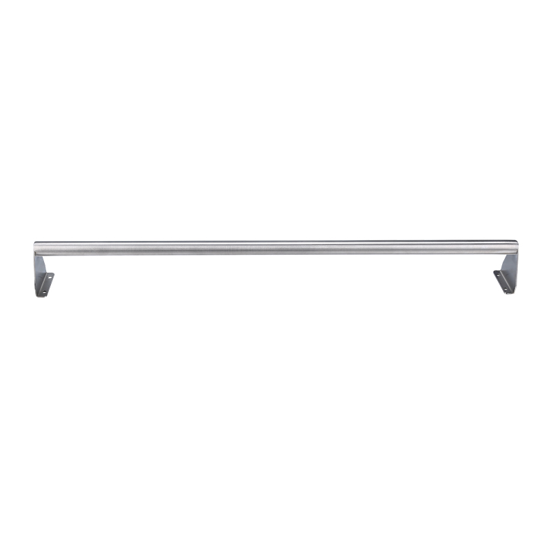 Tirador de puerta de vidrio de acero inoxidable Manija de puerta de estera fija triangular de refrigerador Manija de puerta de 700 mm XY-114