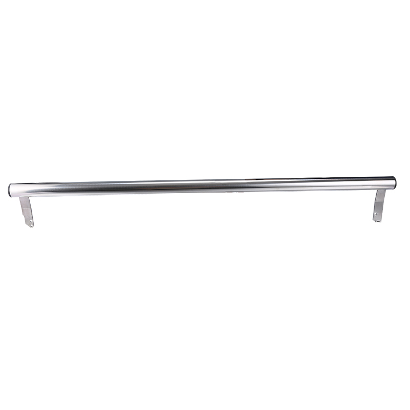 Tirador de puerta de vidrio pulido de acero inoxidable, tirador de puerta de dos puntos fijos largos planos para refrigerador, 1040mm X-117