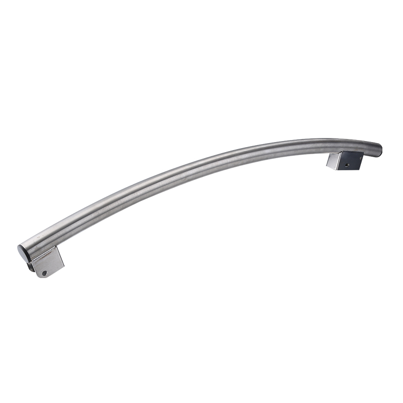 Tirador de puerta de vidrio de acero inoxidable Manija de puerta larga curvada para refrigerador XY-106