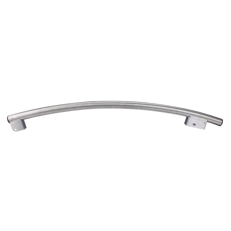 Tirador de puerta de vidrio de acero inoxidable Manija de puerta larga curvada para refrigerador XY-106