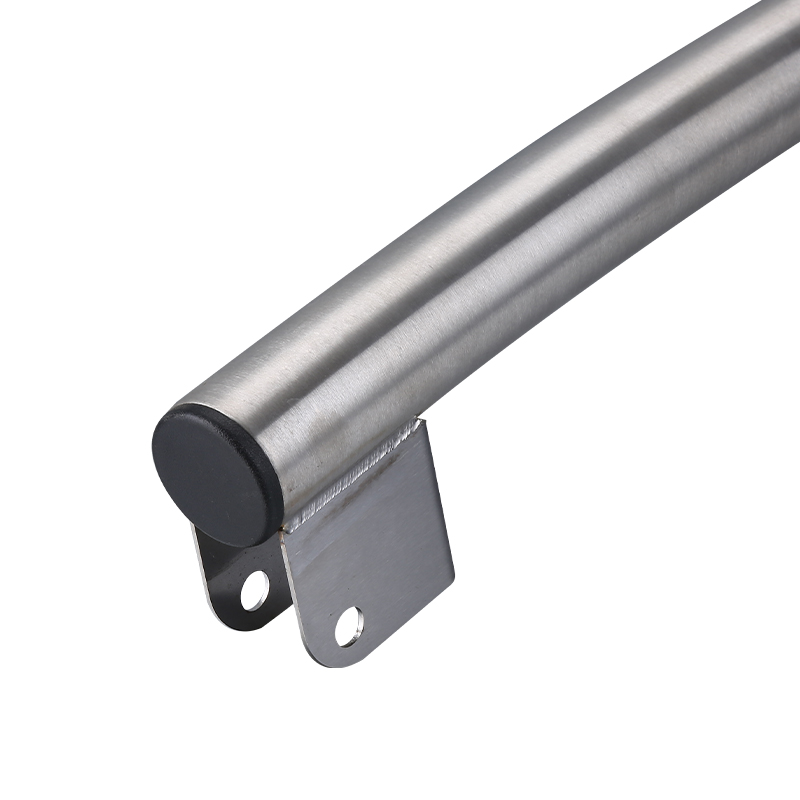 Tirador de puerta de vidrio de acero inoxidable Manija de puerta larga curvada para refrigerador XY-106