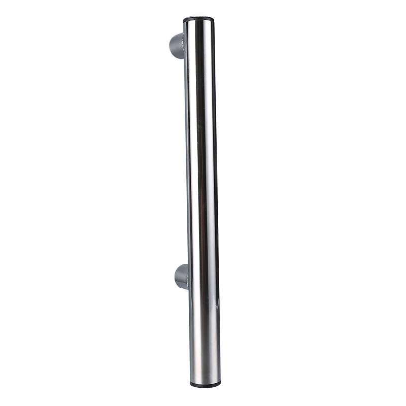 Tirador de puerta de vidrio pulido de acero inoxidable Manija de puerta de refrigerador de doble cara corta 250 mm Manija de puerta XY-109