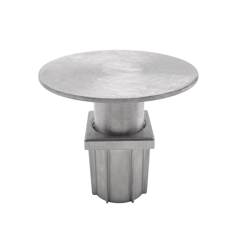 Pata ajustable para cocina, parte de cocina, equipo de mesa, pata ajustable, Zinc fundido a presión, inserto de pie con brida ajustable, L-Z-118